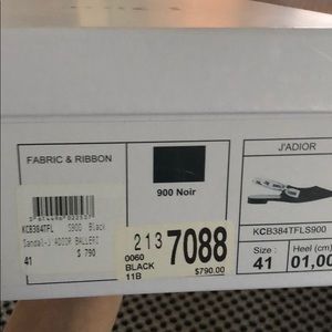 DIOR FLATS IMPOSSIBLE TO FIND 41 MUST HAVE SHOE!!!